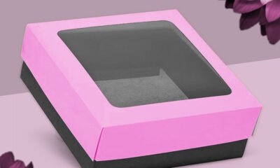 pink donut boxes