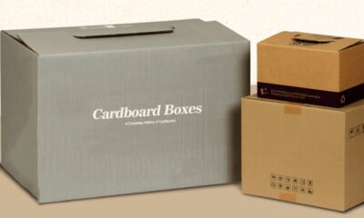 cardboard boxes