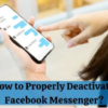 Deactivate Facebook Messenger