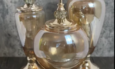 glass apothecary jars