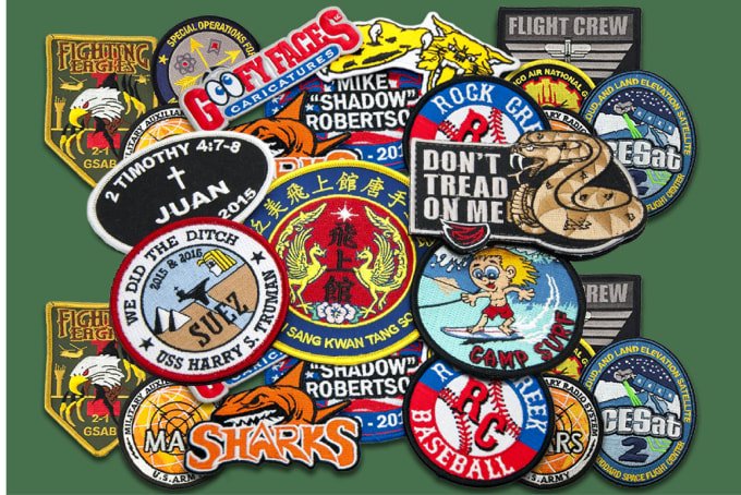 EMBROIDERED PATCHES