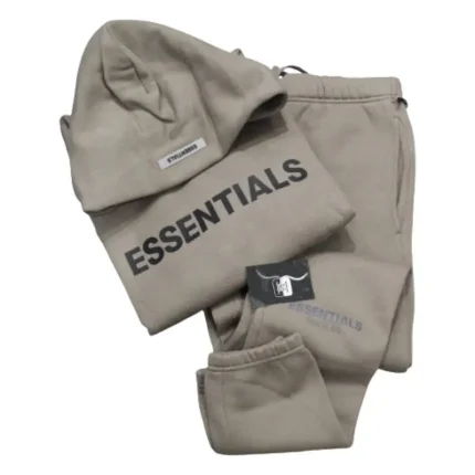 What material does The Fear of god Essential Hoodie